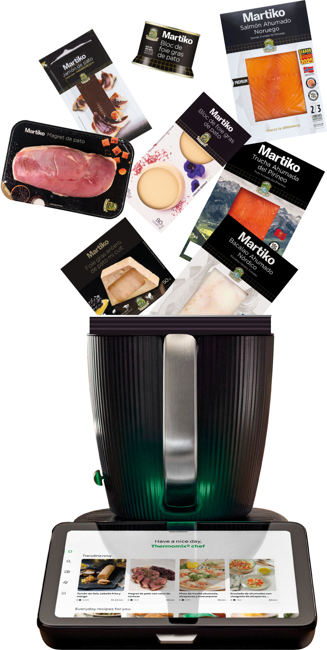Thermomix con productos Martiko (móvil)